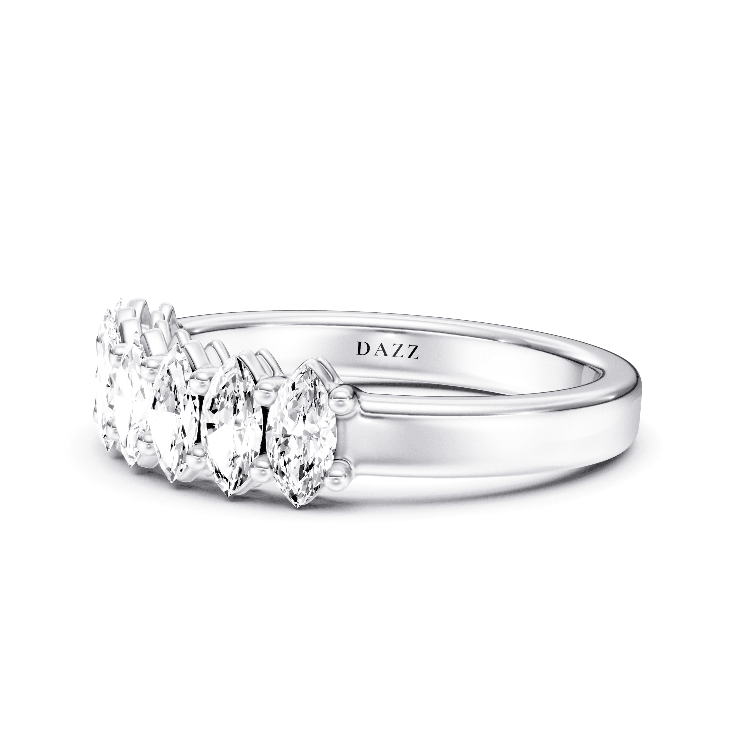 Eternity Ring Marquise — White Gold view 3