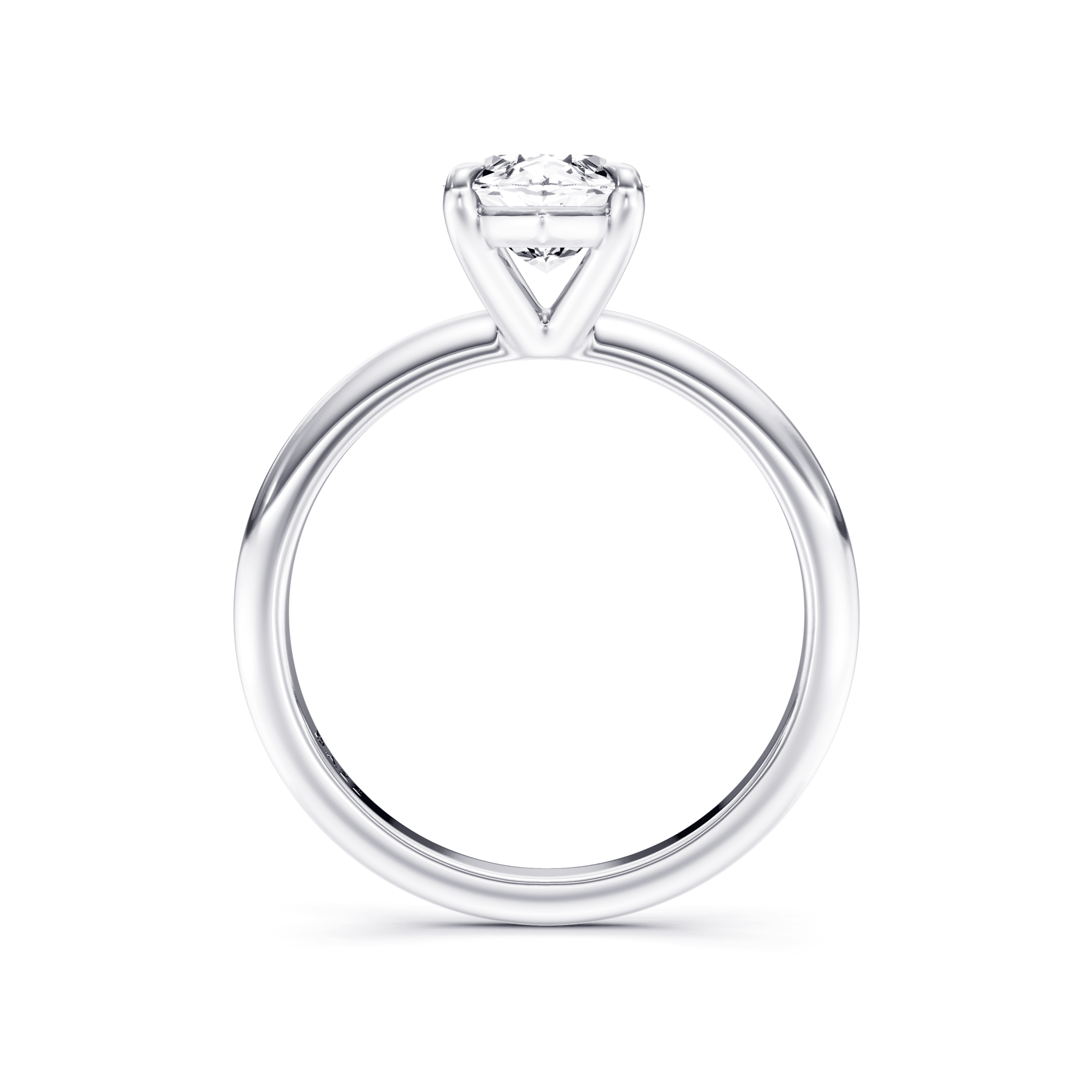 Solitaire Marquise — White Gold view 2