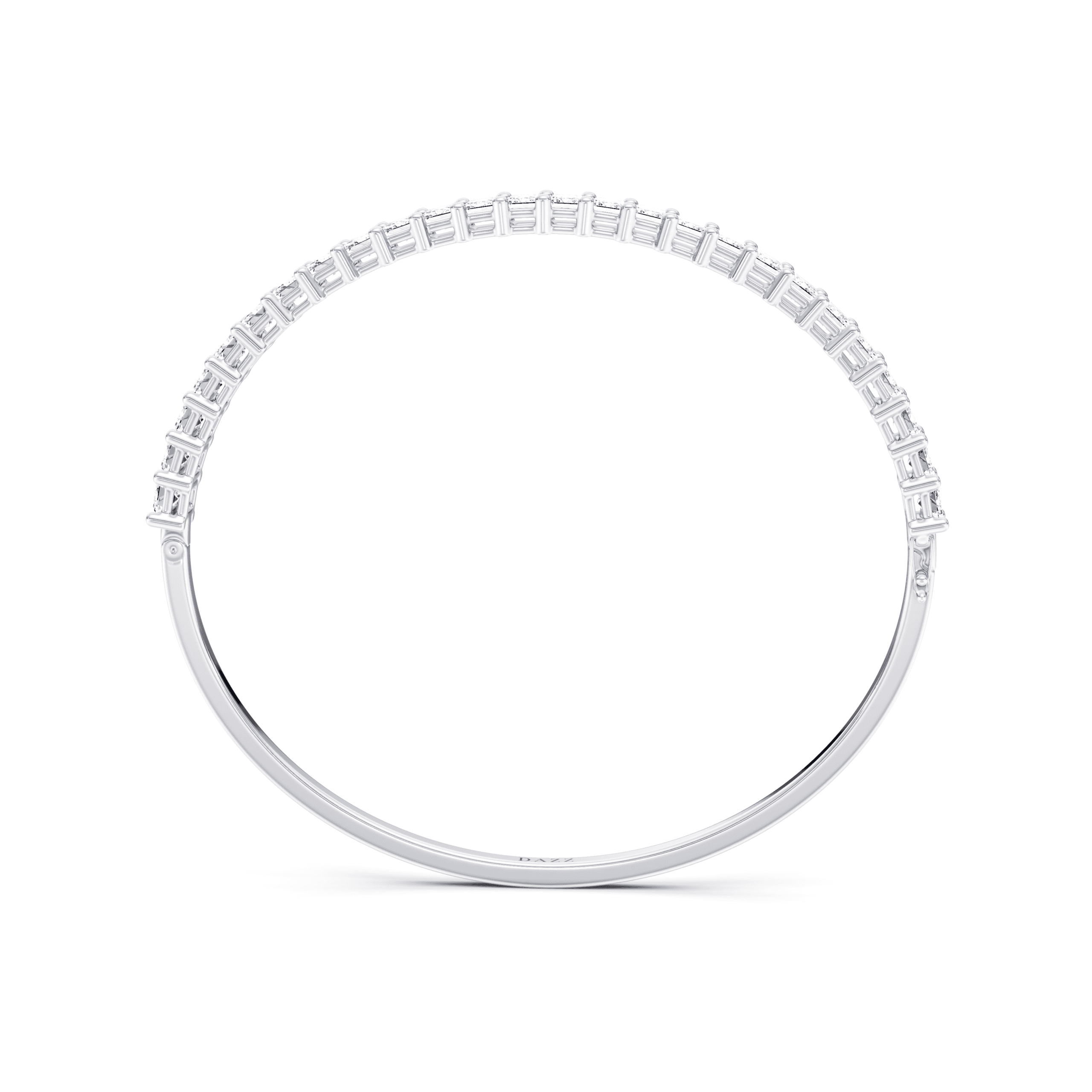Bangle Emerald — White Gold view 3