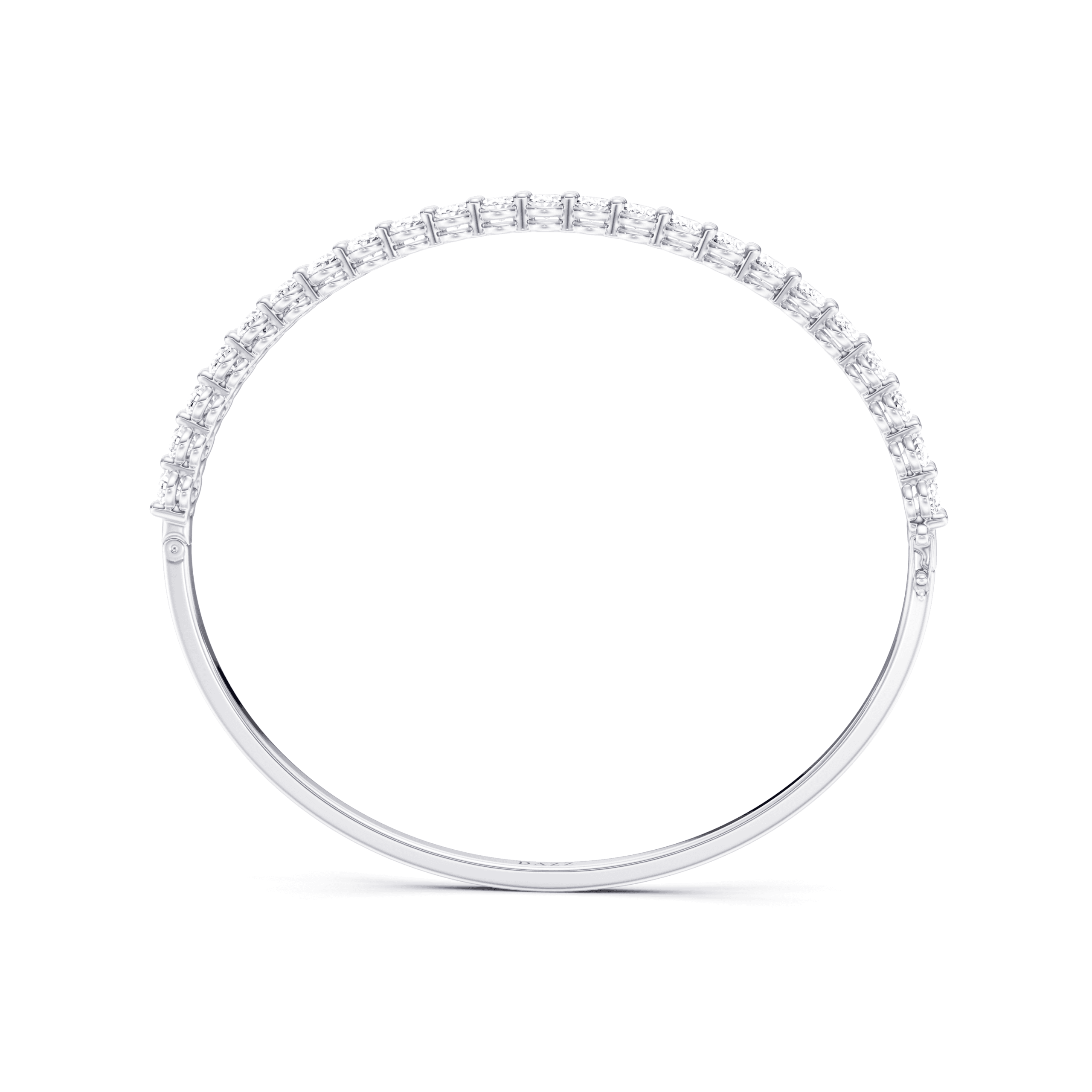Bangle Oval — White Gold view 3