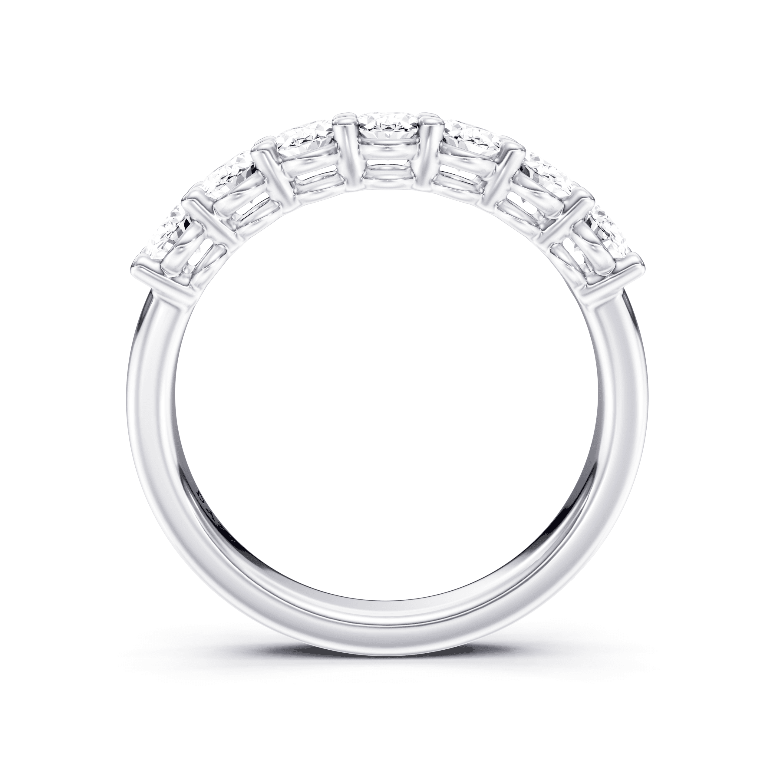 Eternity Ring Oval — White Gold view 4