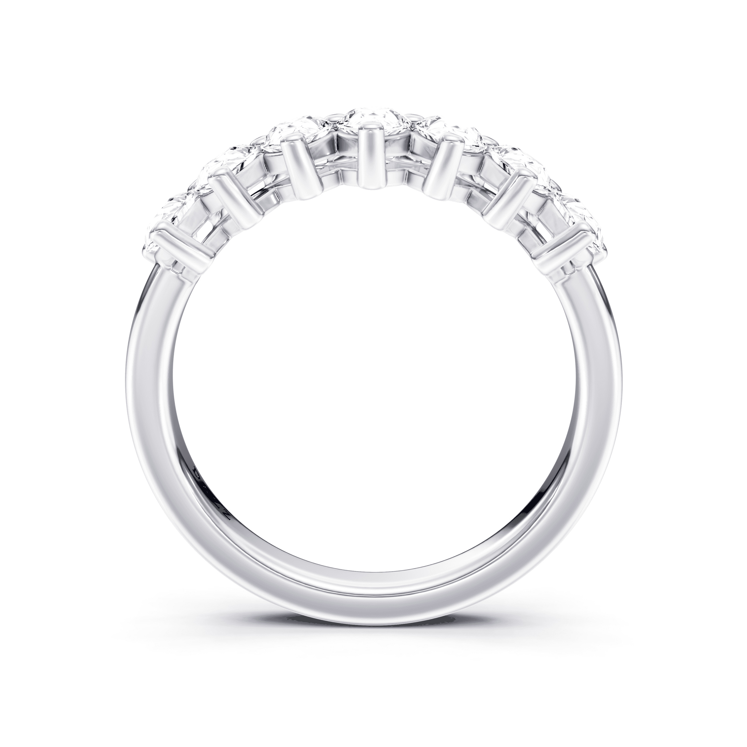 Eternity Ring Pear — White Gold view 4