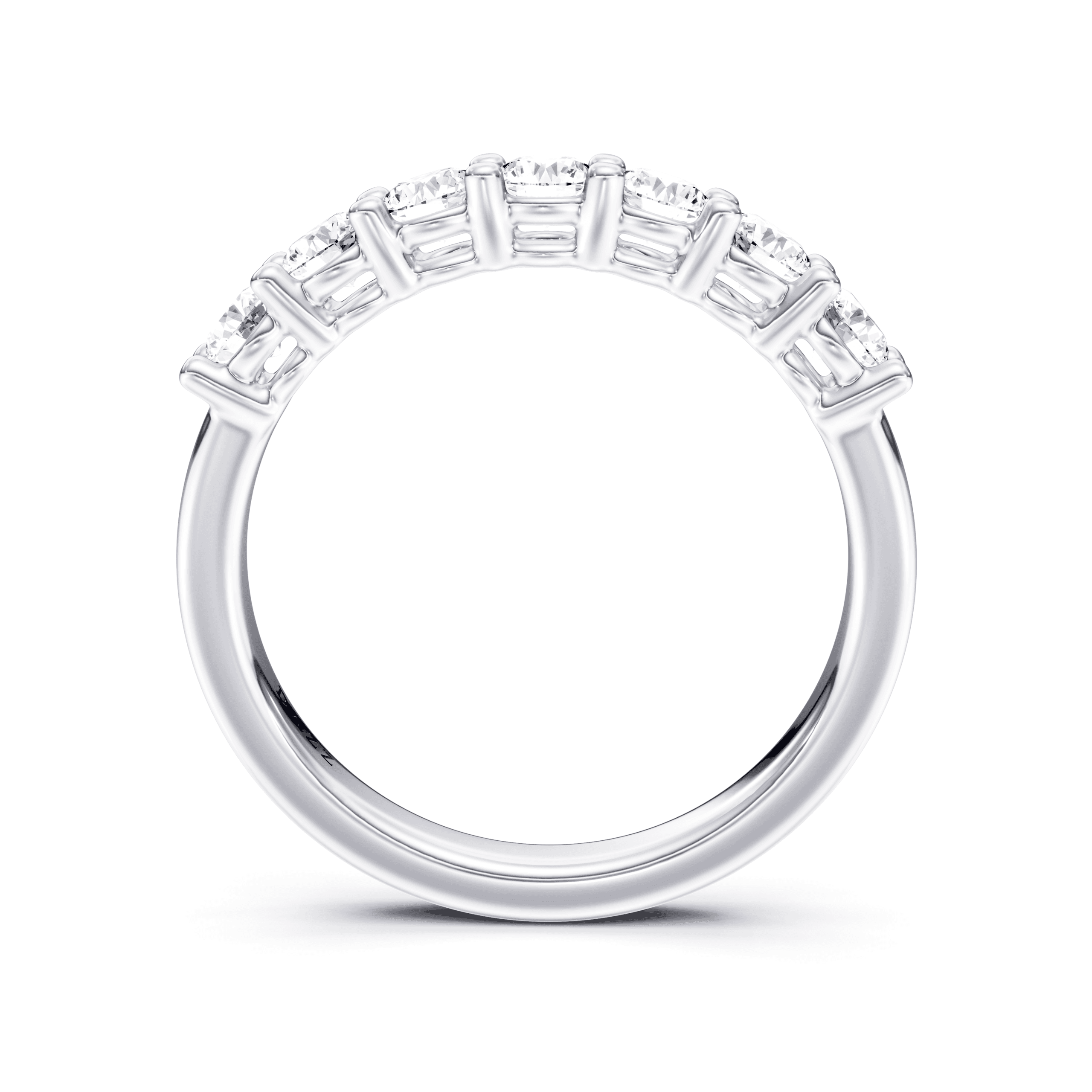 Eternity Ring Round — White Gold view 4
