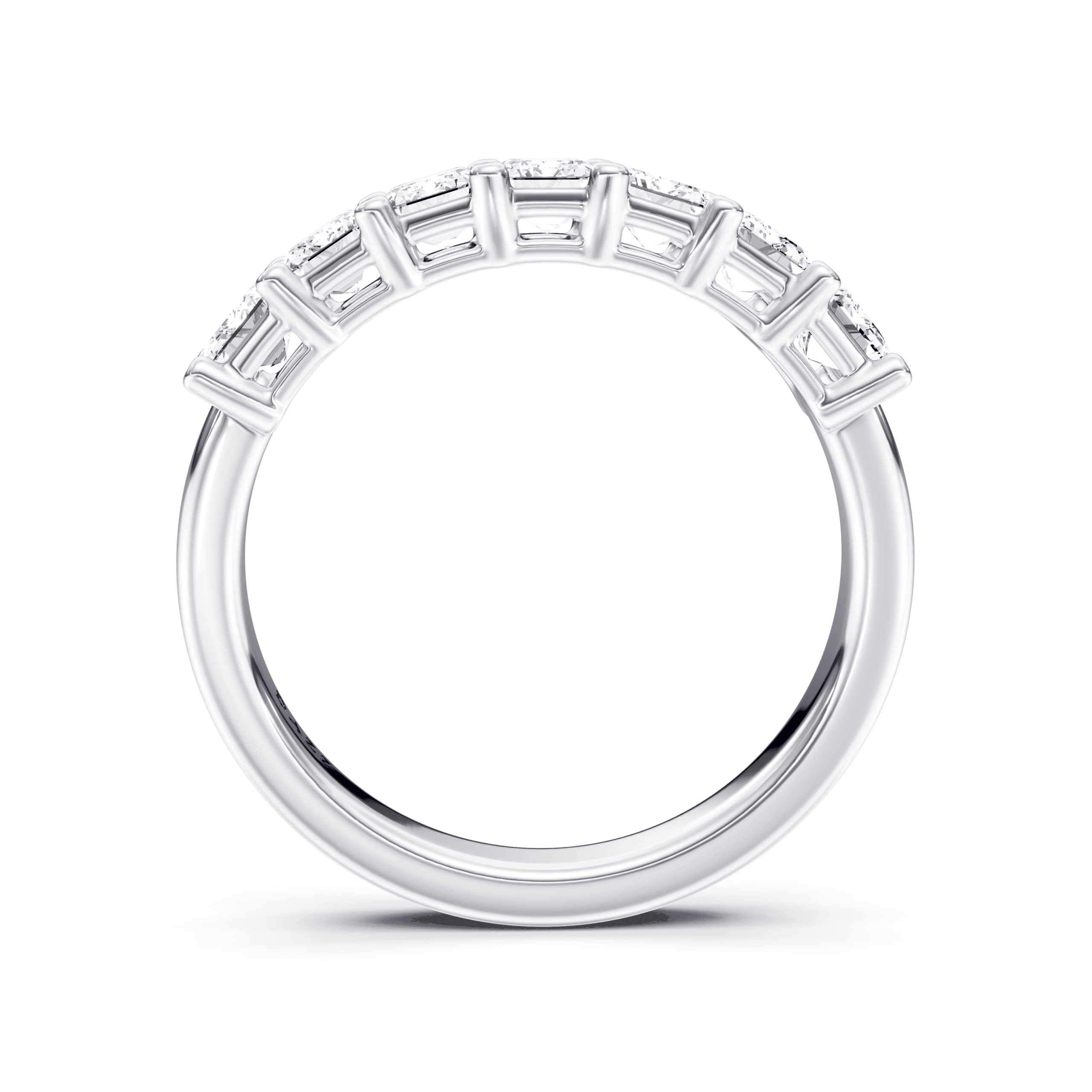 Eternity Ring Emerald — White Gold view 4