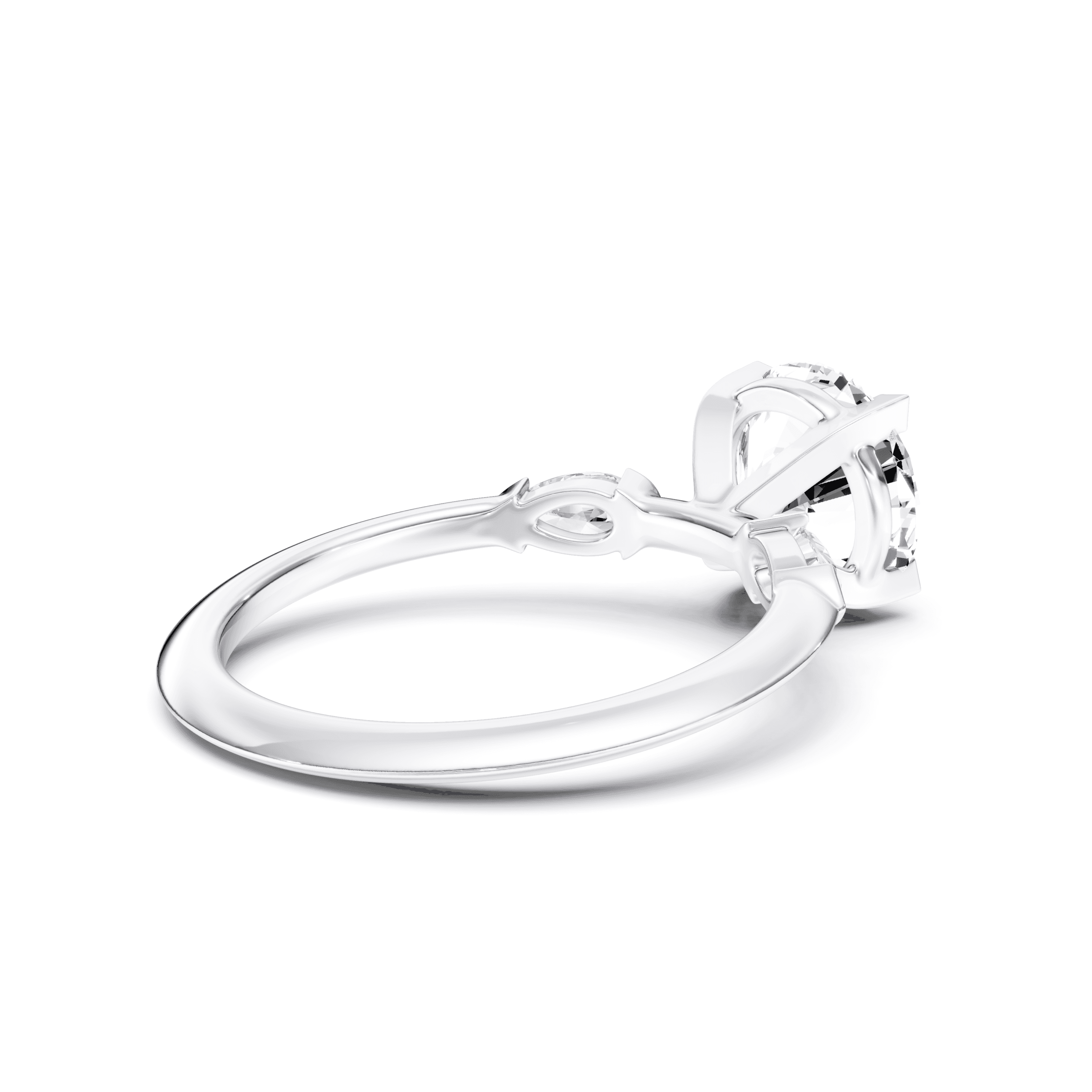 DAZZ Ring Round — White Gold view 2
