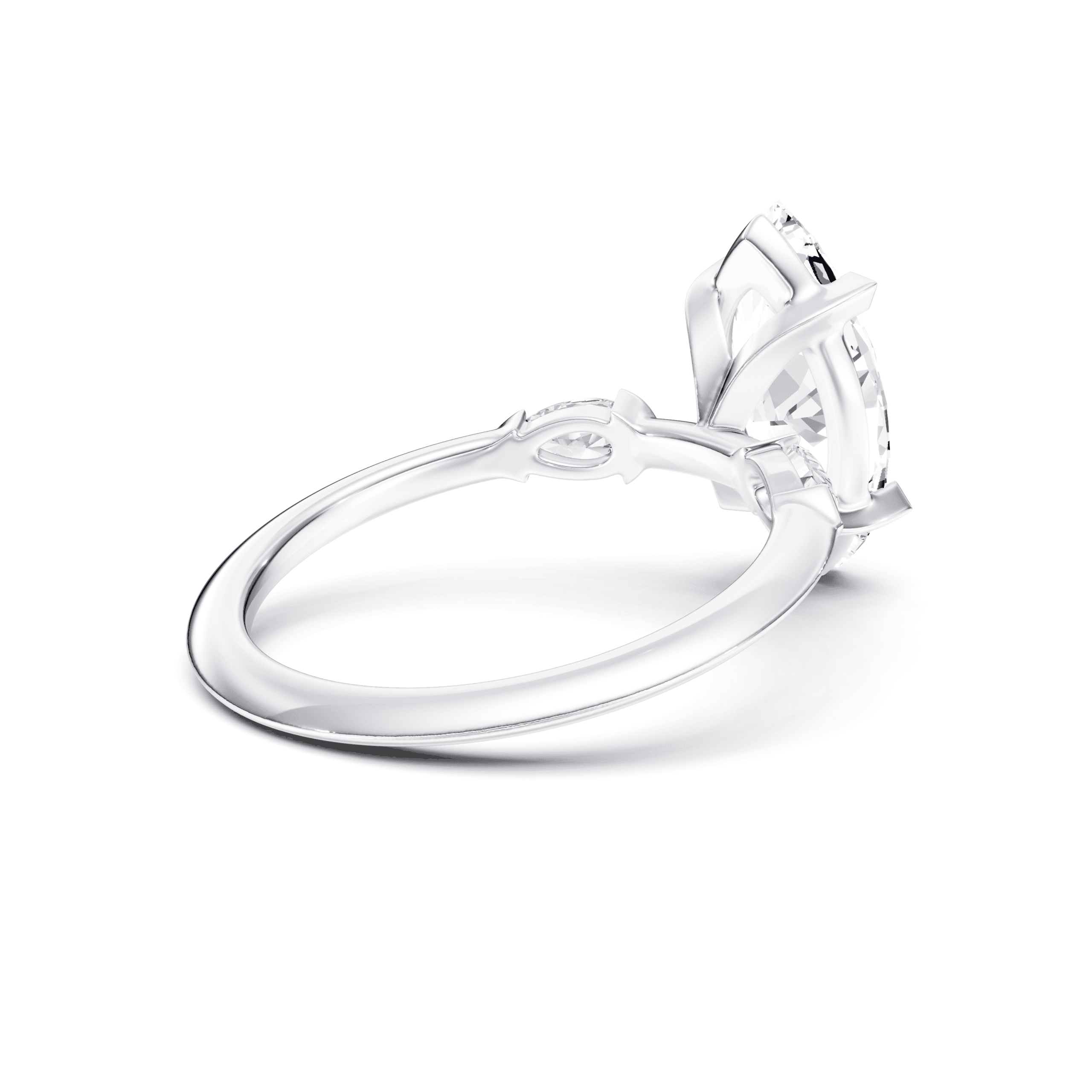 DAZZ Ring Marquise — White Gold view 2