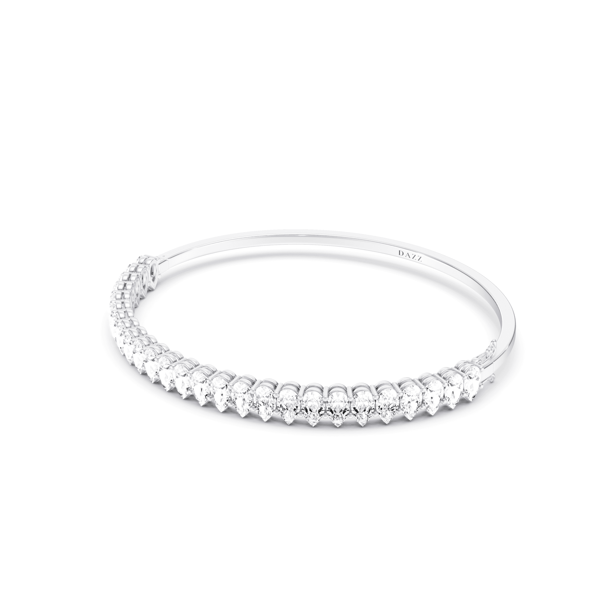 Bangle Pear — White Gold view 2
