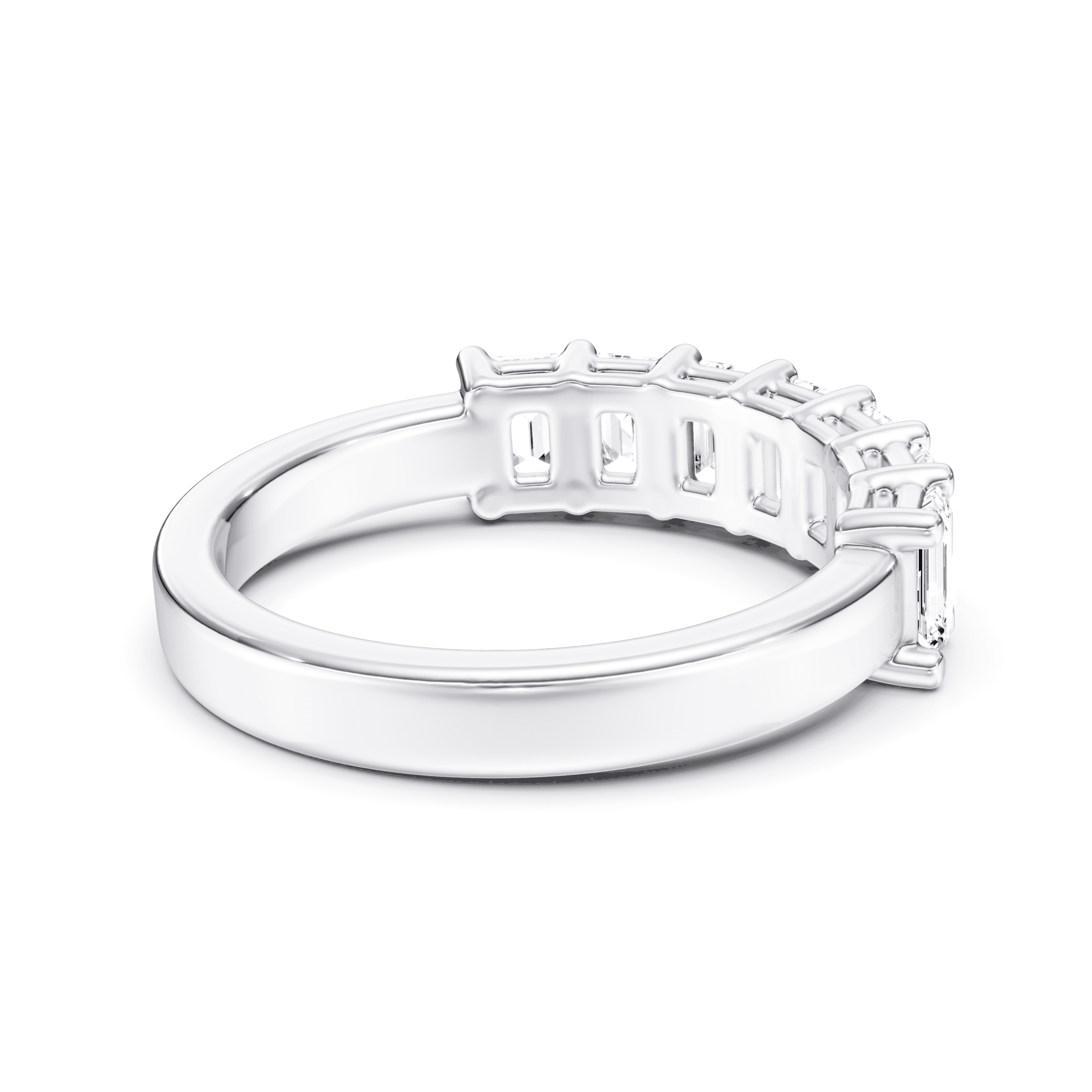 Eternity Ring Emerald — White Gold view 2