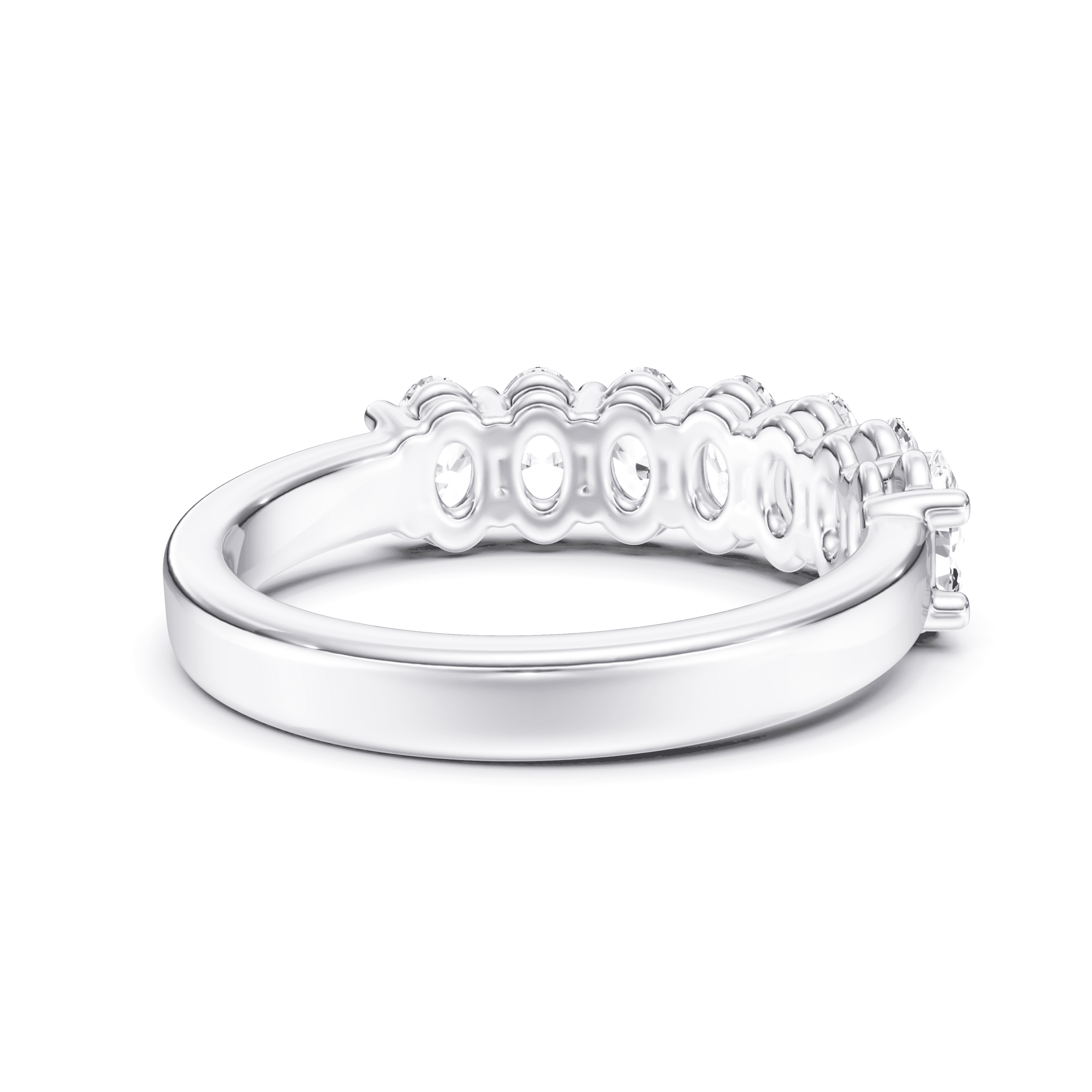 Eternity Ring Oval — White Gold view 2