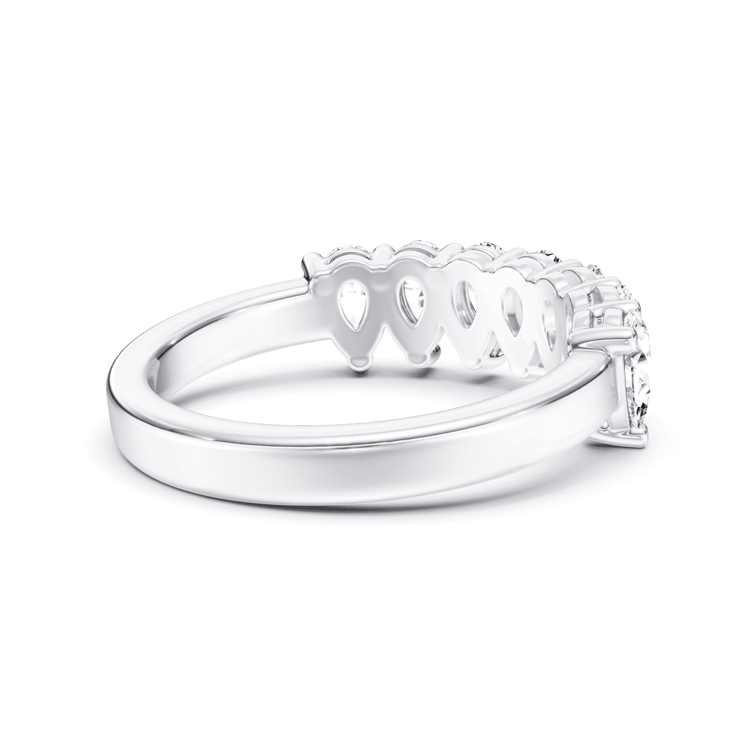 Eternity Ring Pear — White Gold view 2