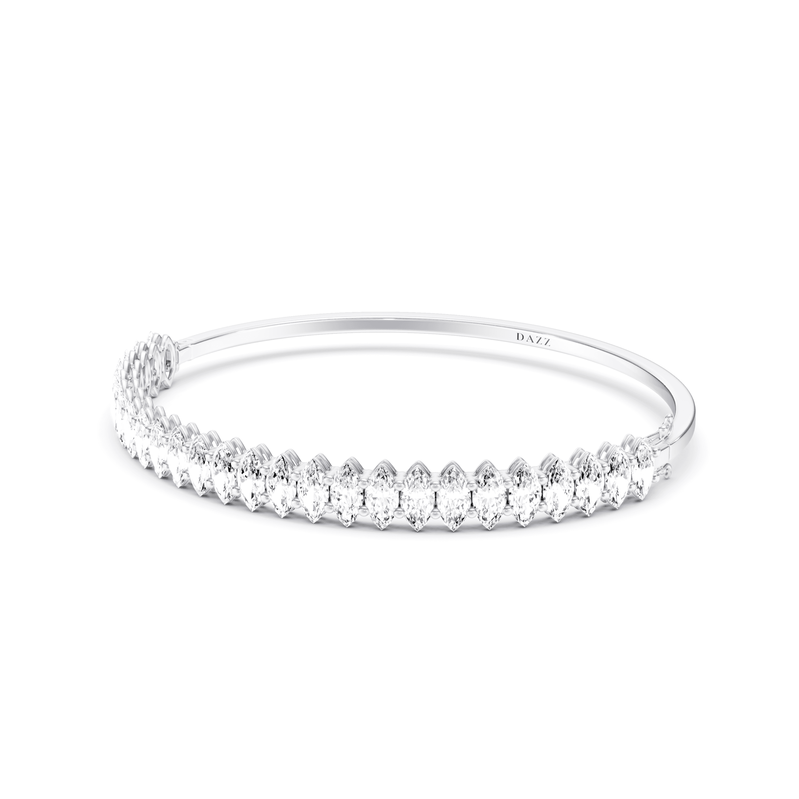 Bangle Marquise — White Gold view 2
