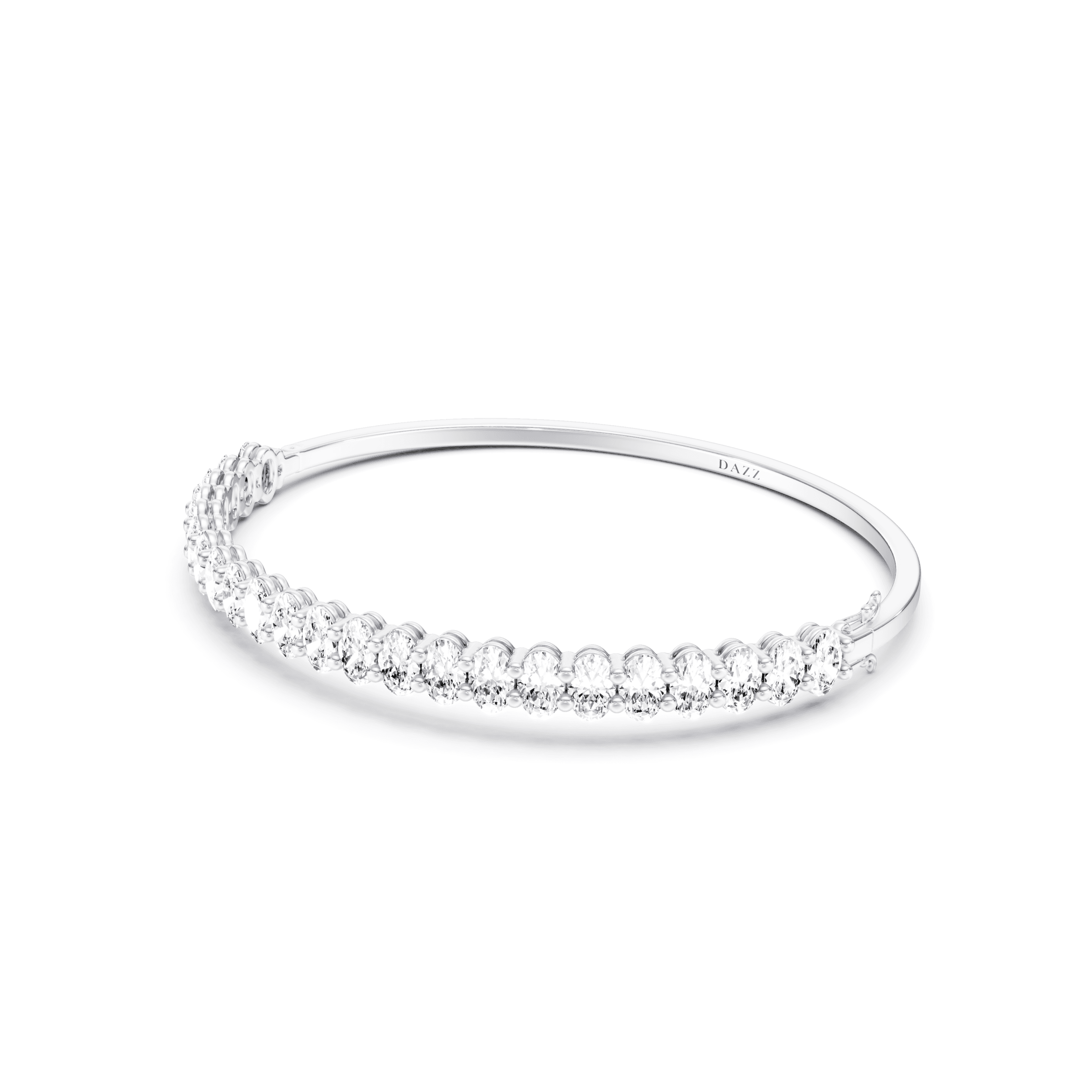 Bangle Oval — White Gold view 2