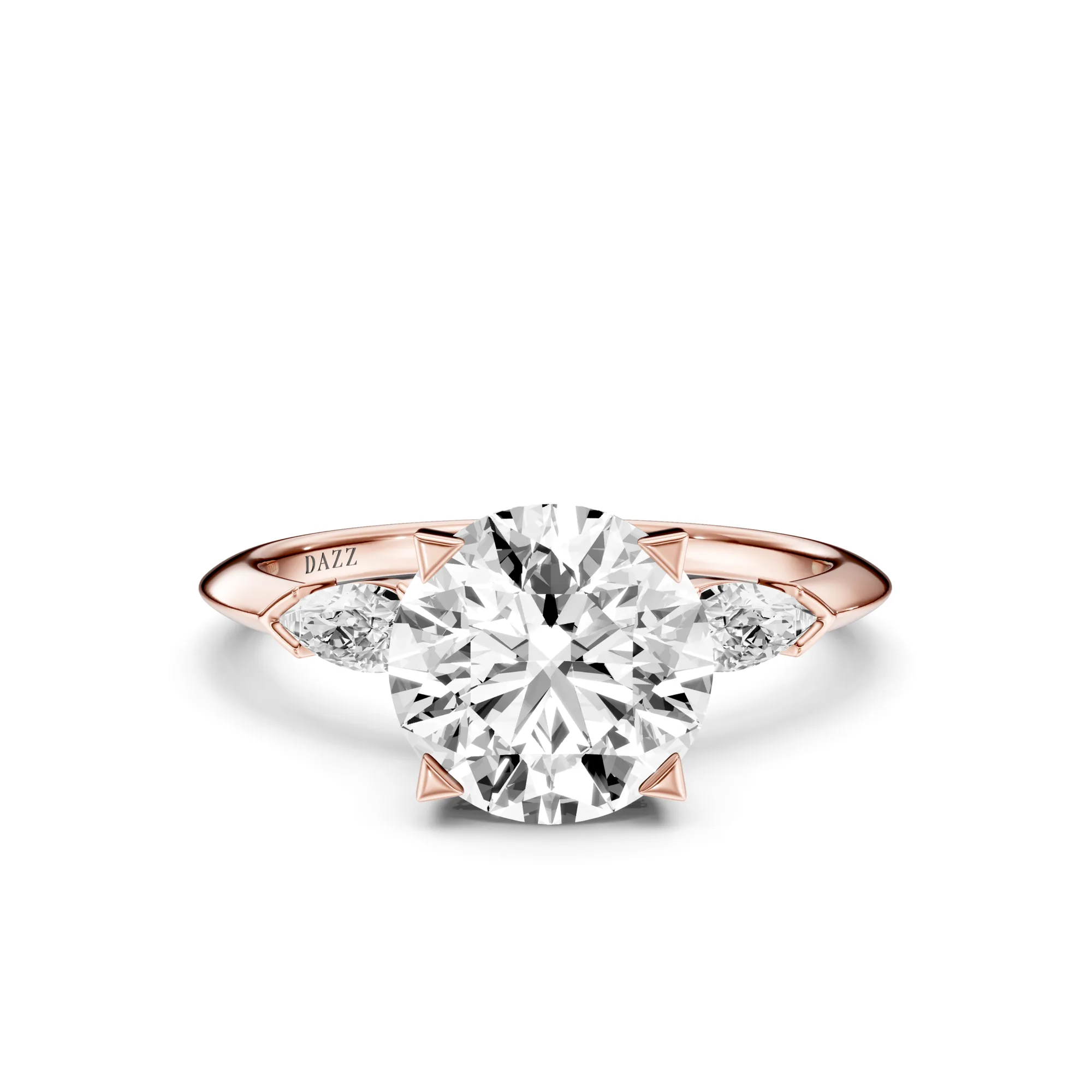 DAZZ Ring Round — Roségold