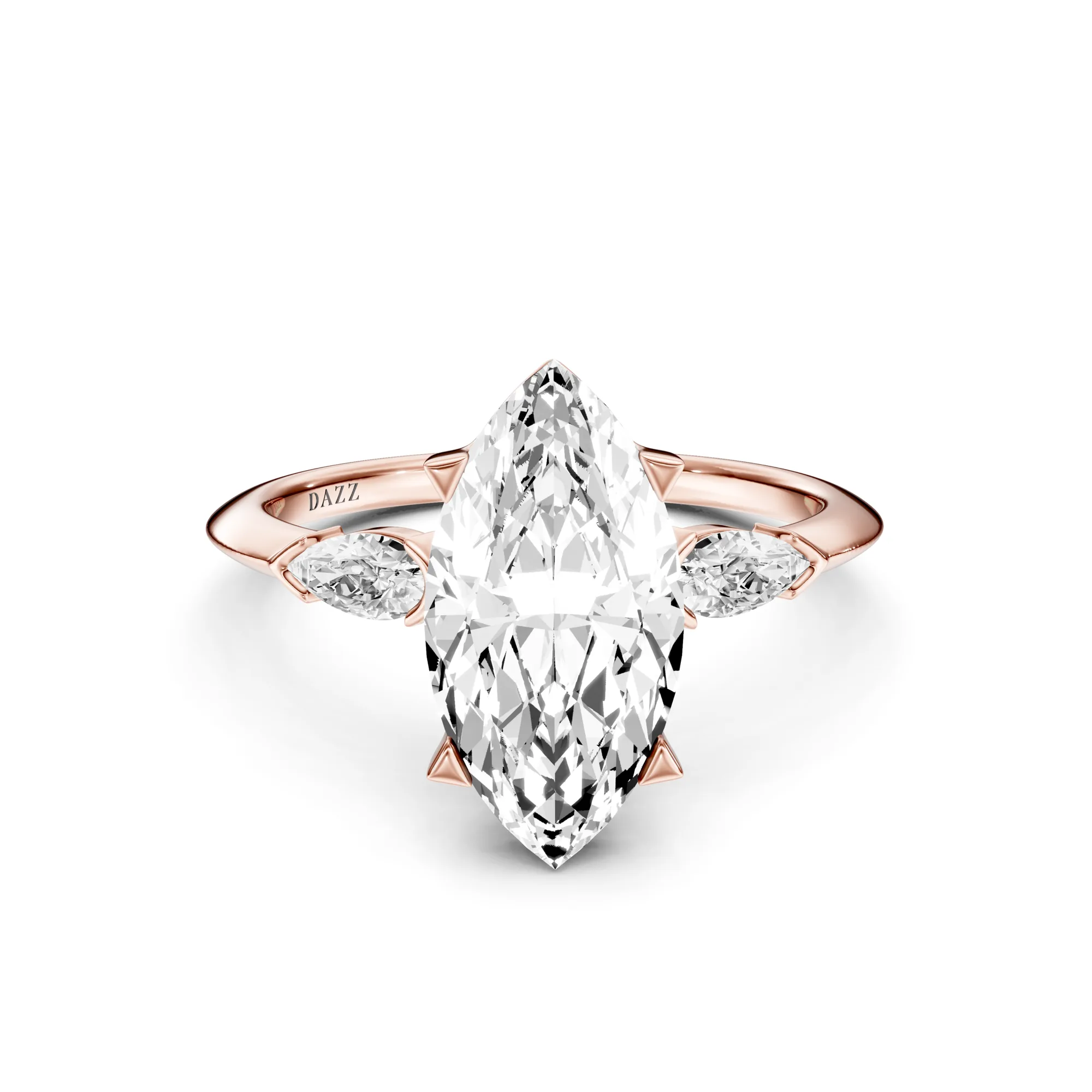 DAZZ Ring Marquise — Roségold
