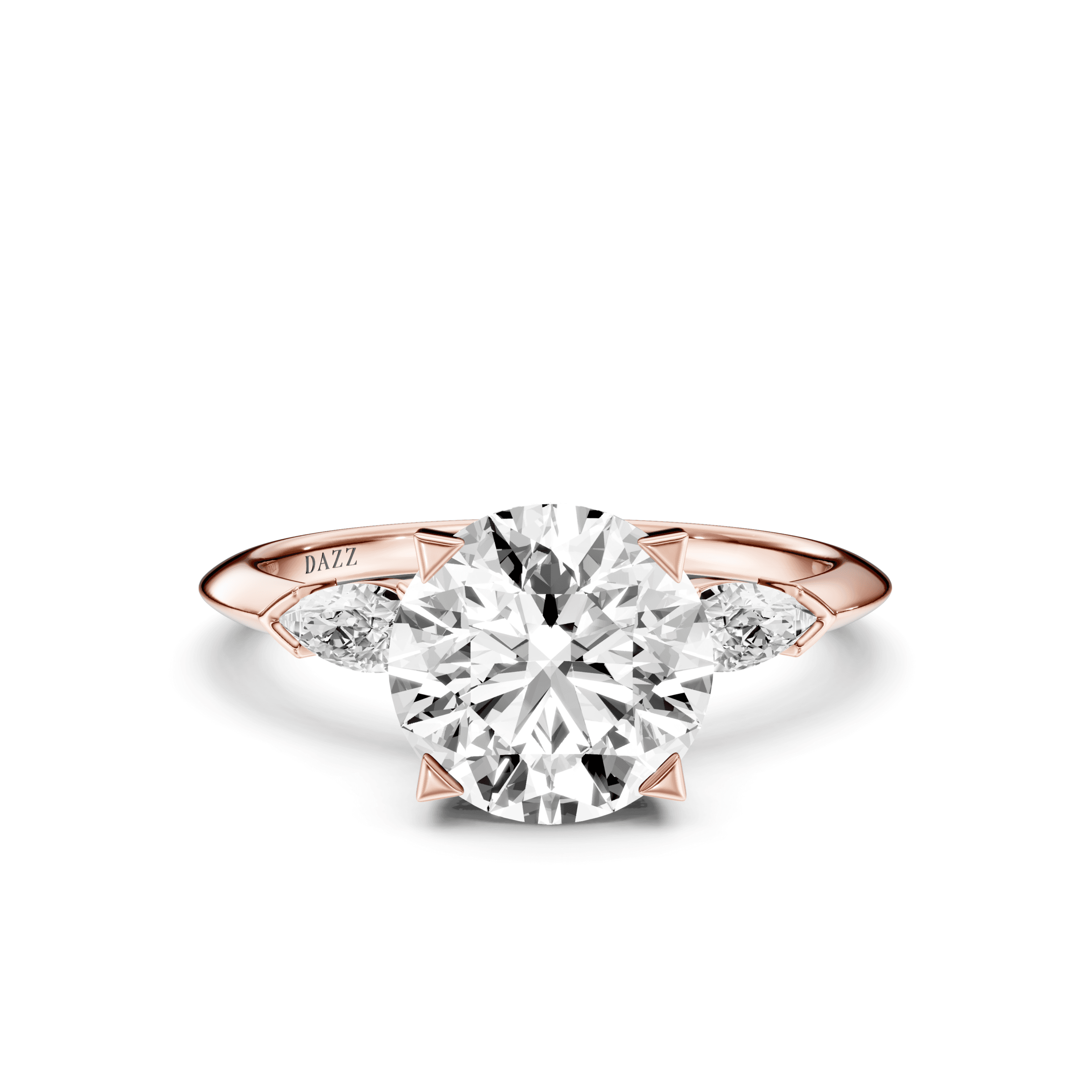 DAZZ Ring Round — Roségold