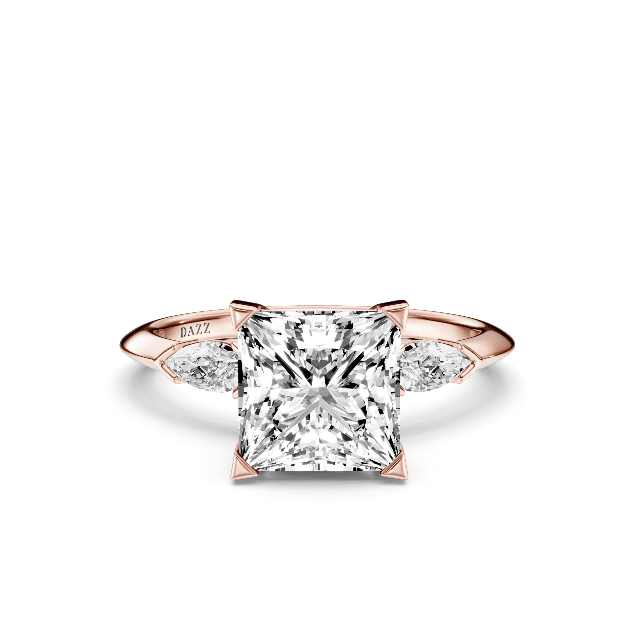 DAZZ Ring Princess — Rose Gold