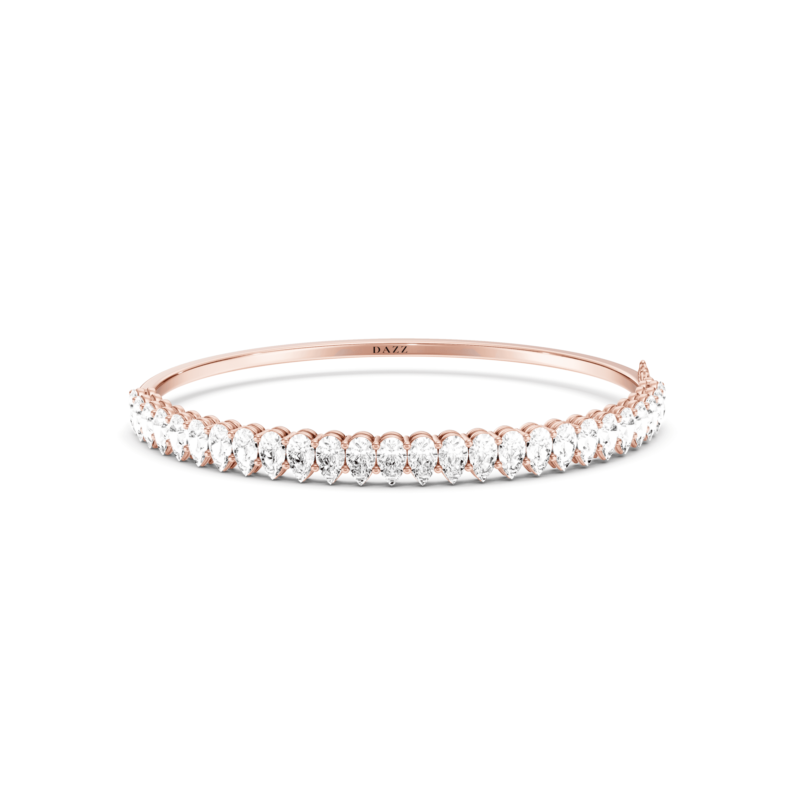 Bangle Pear — Rose Gold