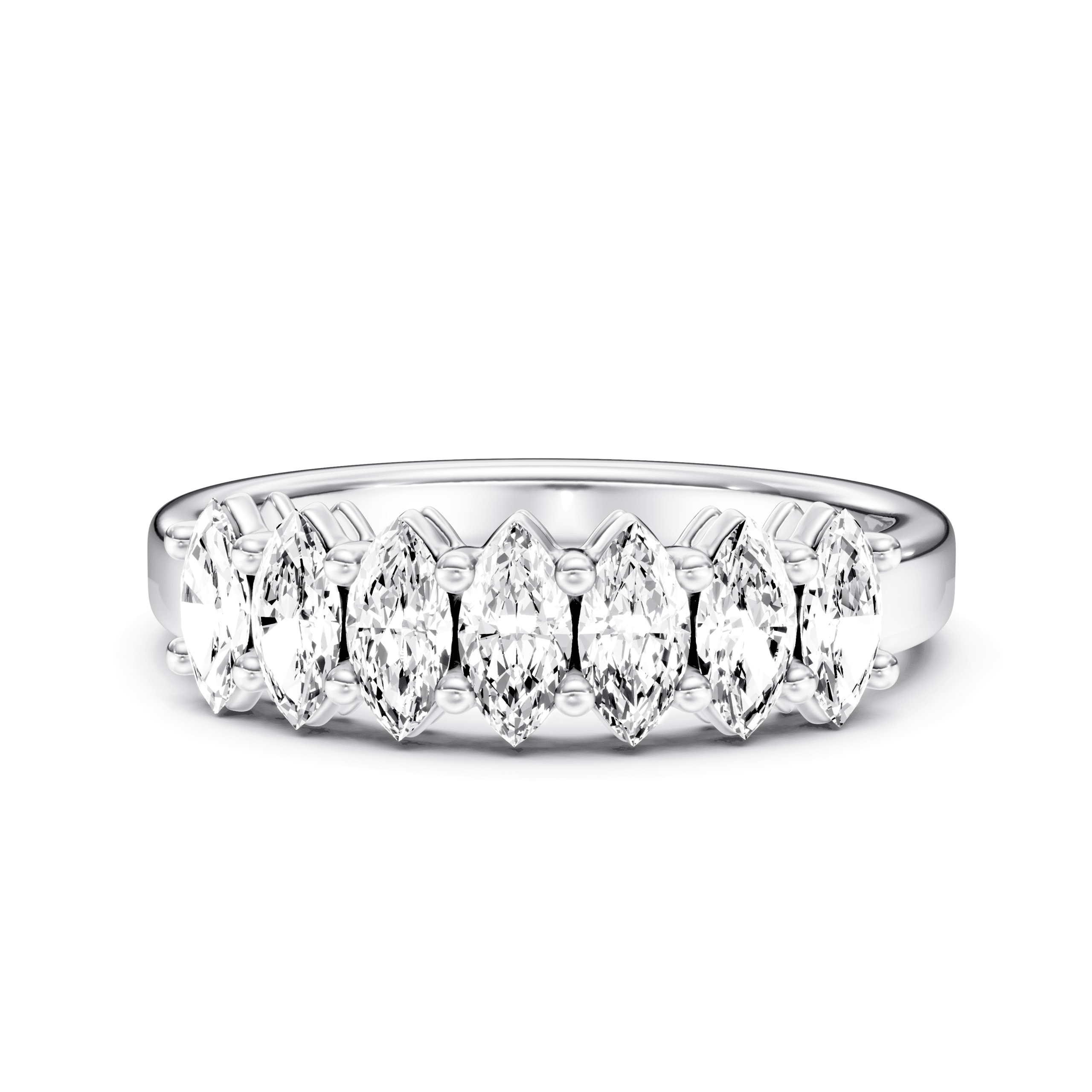 Eternity Ring Marquise — White Gold