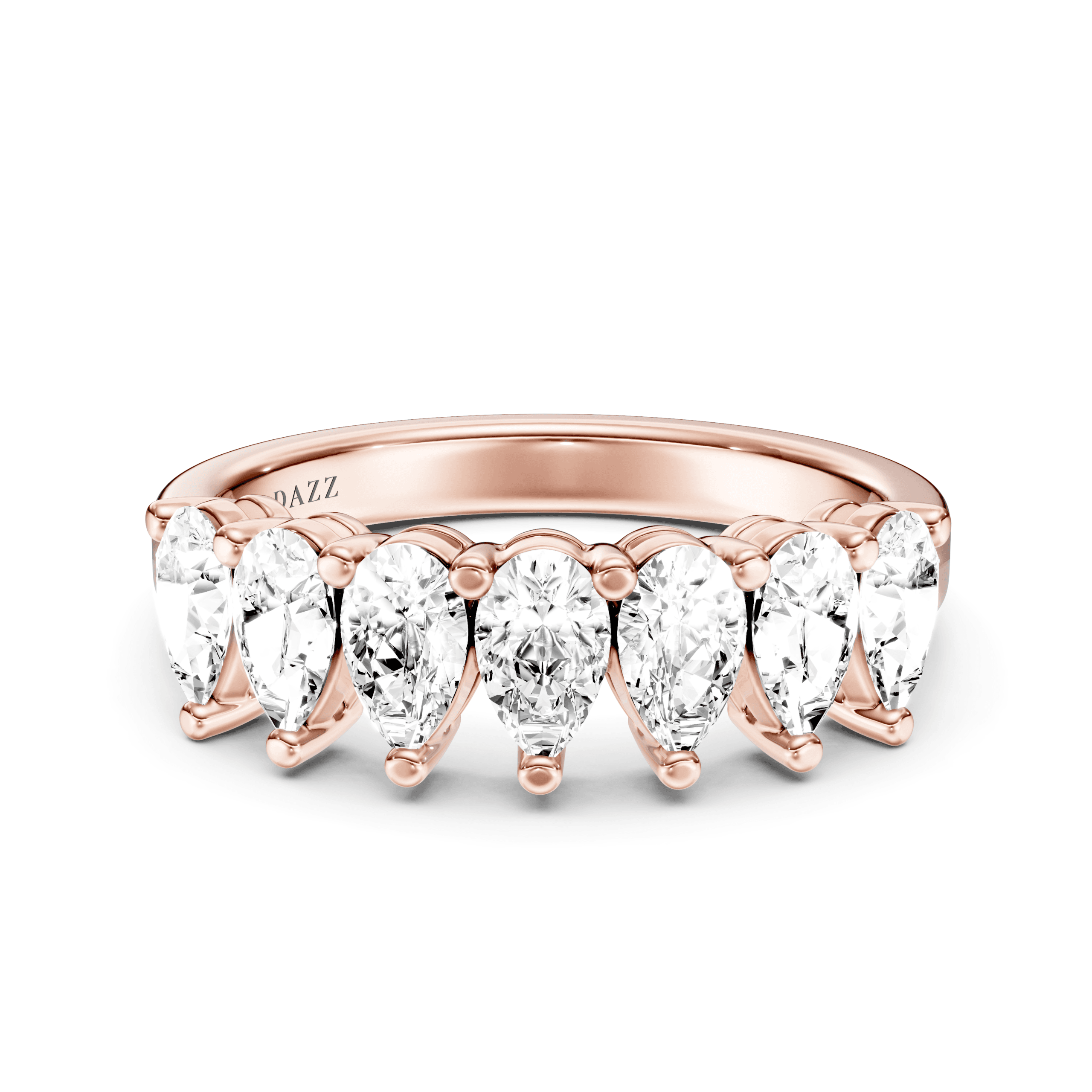 Eternity Ring Pear — זהב אדום