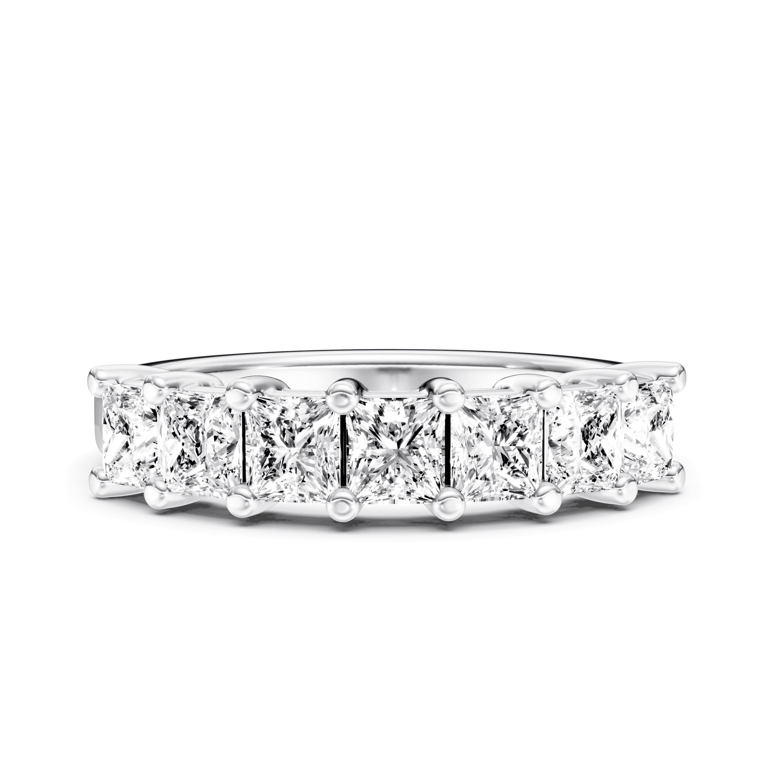 Eternity Ring Princess — White Gold