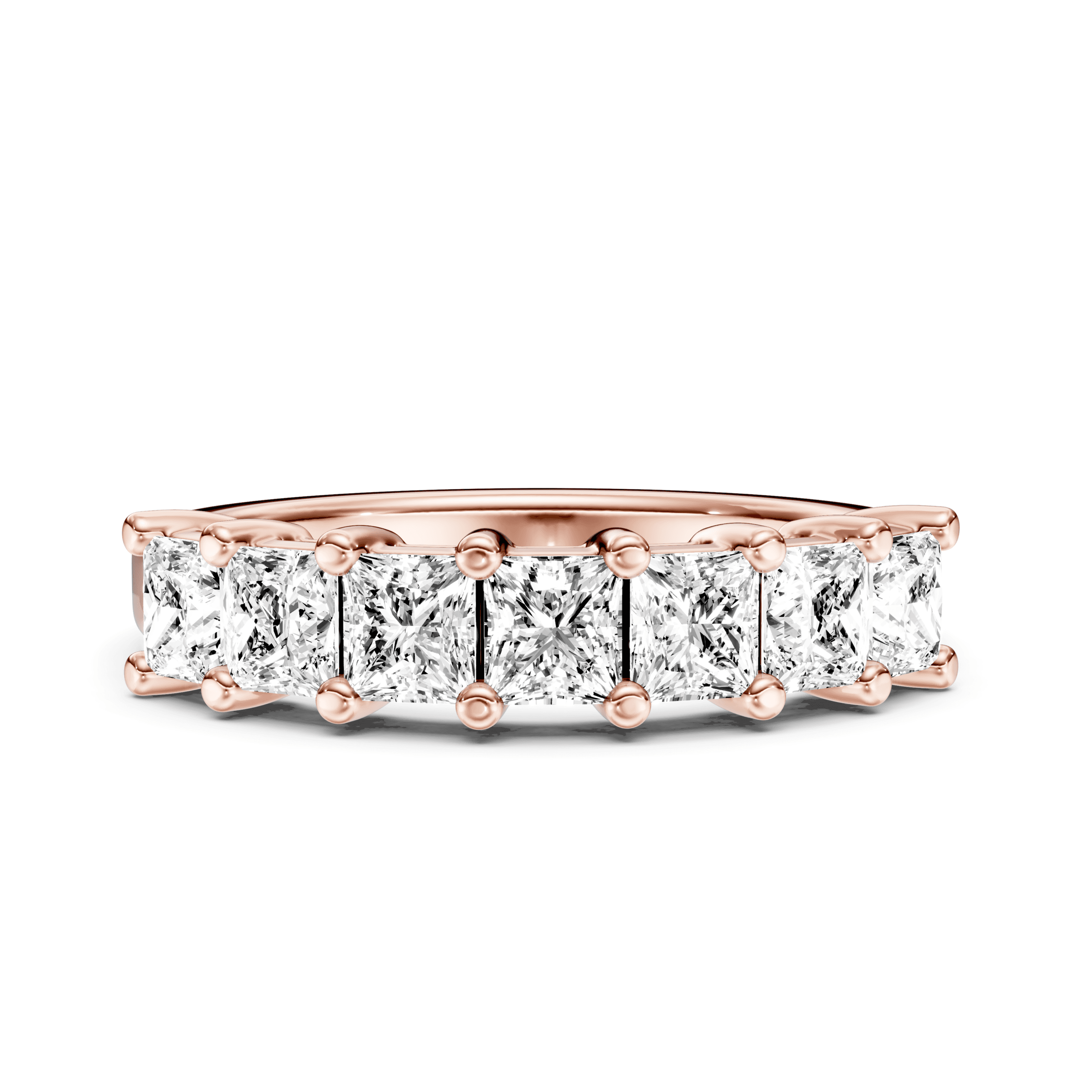 Eternity Ring Princess — Rose Gold