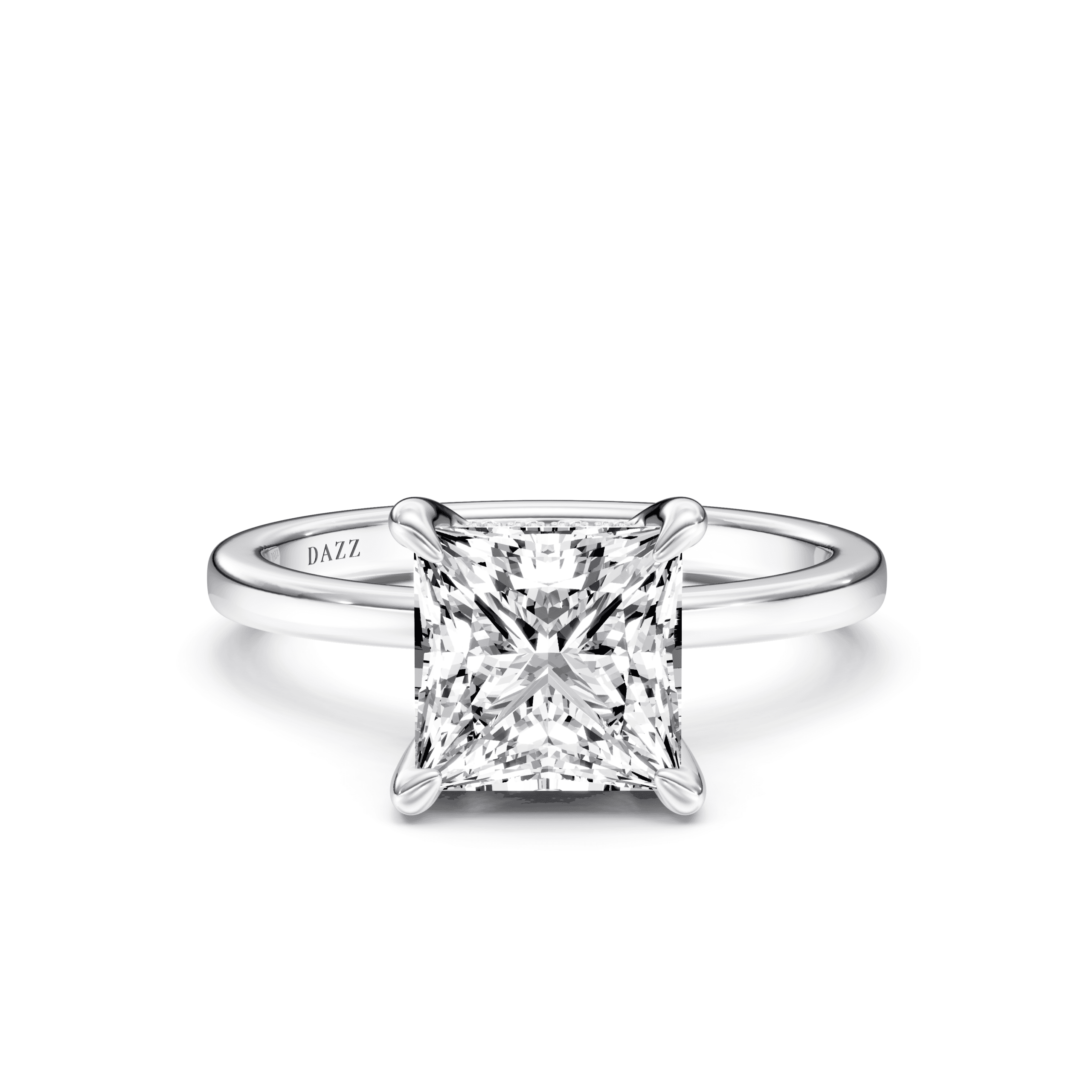 Hidden Halo Princess — White Gold